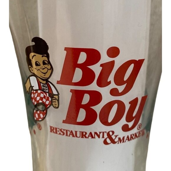 Big Boy Restaurant Santa Coca Cola 8 Glasses Santa Christmas - Picture 3 of 4